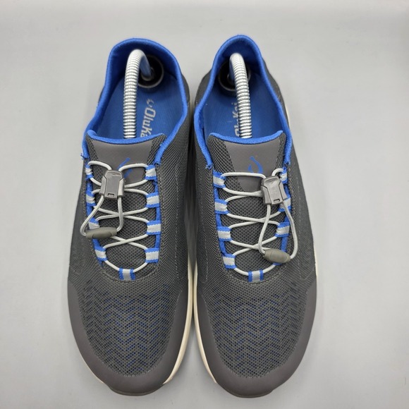 Olukai Inana Shoes Mens Size 9 Gray Mesh Drawstring Wet Grip Athletic Water - Picture 4 of 14